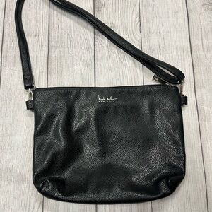 Nicole Miller Black Crossbody Bag